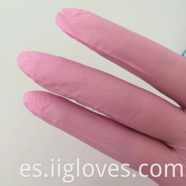 Pink Purple Nitrile Beauty Making Up Tattoo Shop Nitrile Salon Spa Guantes